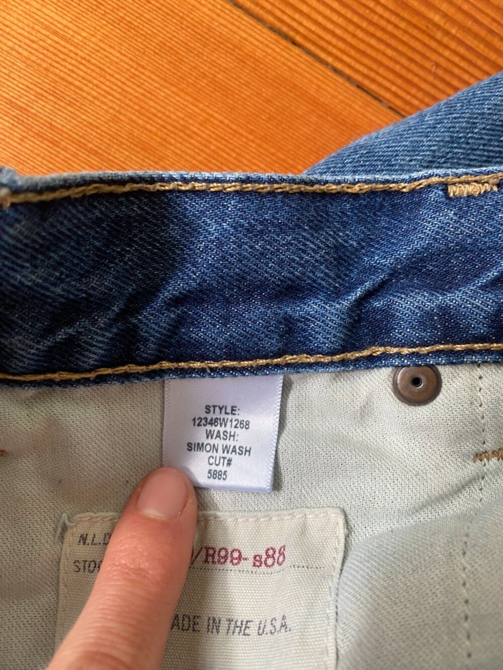 Nili Lotan Taylor Jeans - Straight Leg, Relaxed Fit - Size 26 - Picture 6 of 7